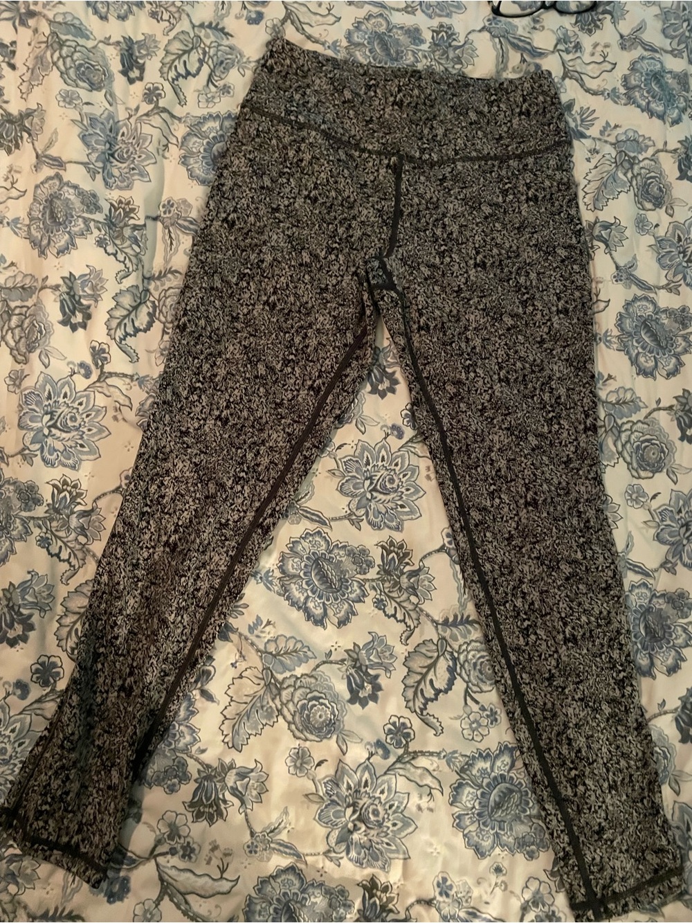 Members Mark Gray Marbled Athletic Leggings